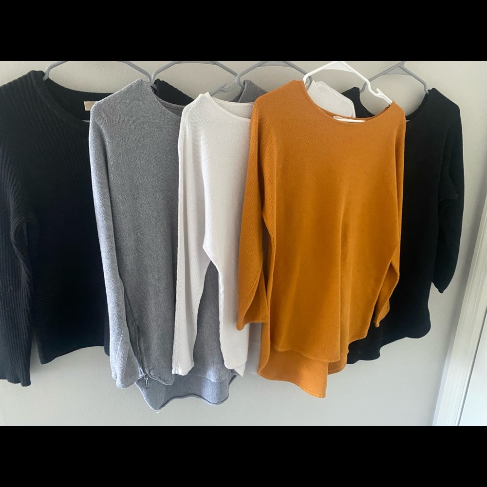 Lot of 5 michael kors sweaters